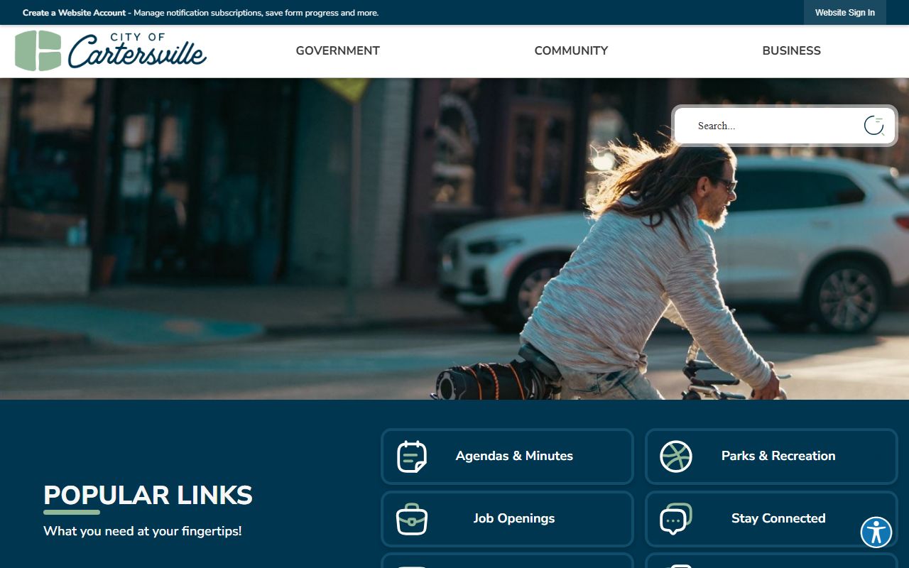 City of Cartersville official website