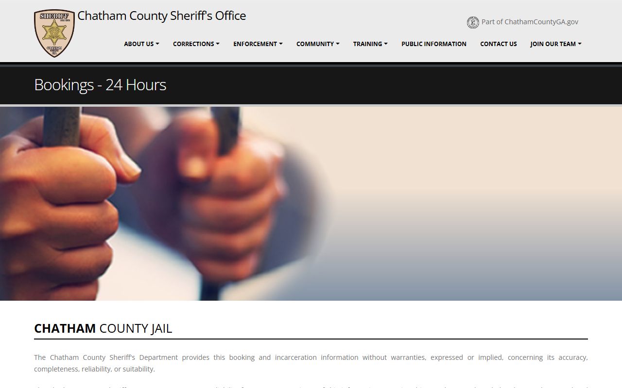 Chatham County 24 hour booking records list