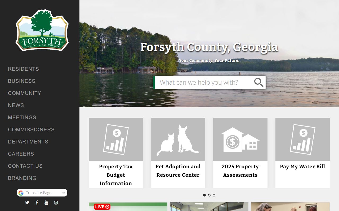 Forsyth County government portal for 72 hour booking information