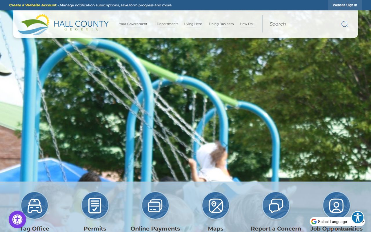 Hall County government portal 72 hour booking